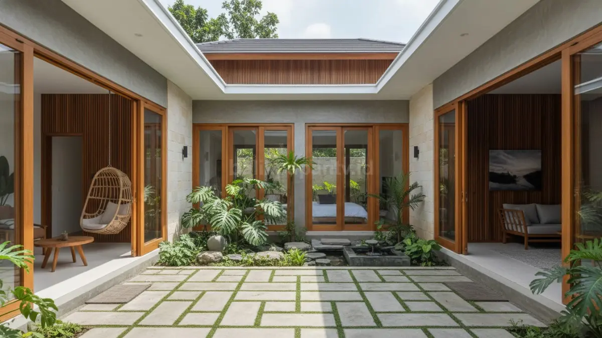 Ventilasi silang antar ruang. (BTV/Ai)