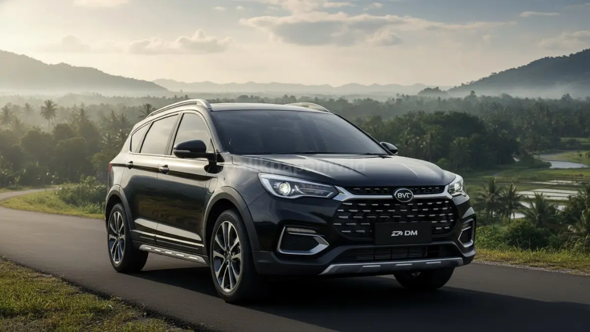 BYD M6 Cross DM tampil sporty dengan grille besar dan teknologi hybrid modern siap perjalanan jauh (BTV/Ai)