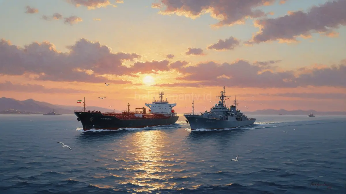 ilustrasi selat Hormuz