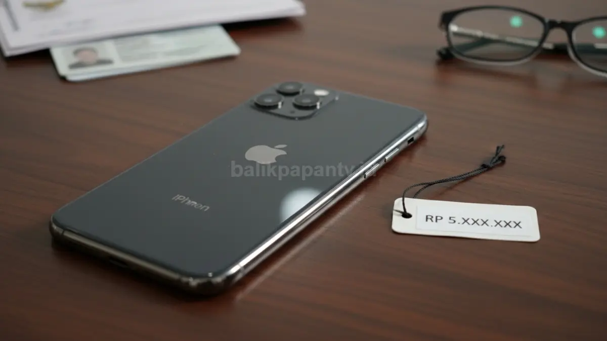 iPhone 11 Pro eks resmi harga Rp5 jutaan dengan desain premium masih diminati pengguna harian (BTV/Ai)