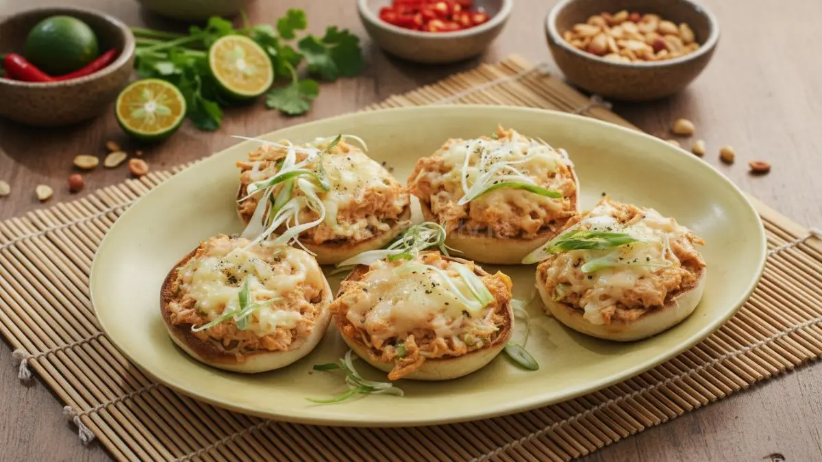 Kimchi Tuna Melts menghadirkan perpaduan rasa pedas fermentasi dan tuna gurih dalam menu cepat praktis. (BTV/AI)