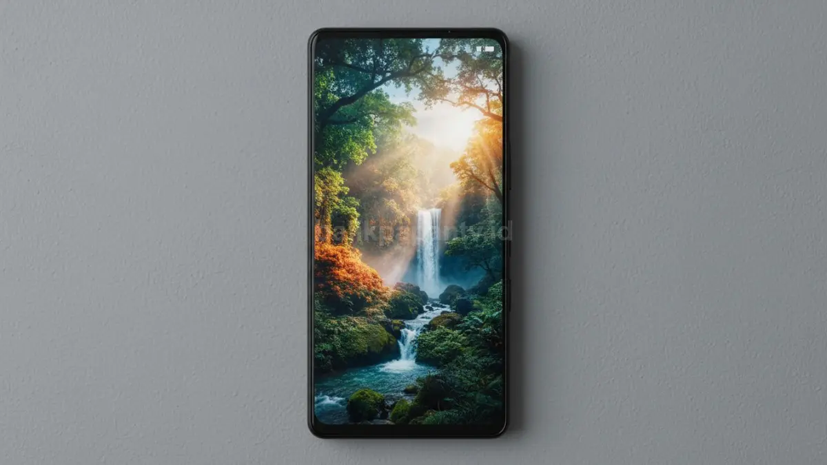 Layar OLED bersih tanpa punch-hole pada Sony Xperia 1 VIII saat memutar video HDR (BTV/Ai)