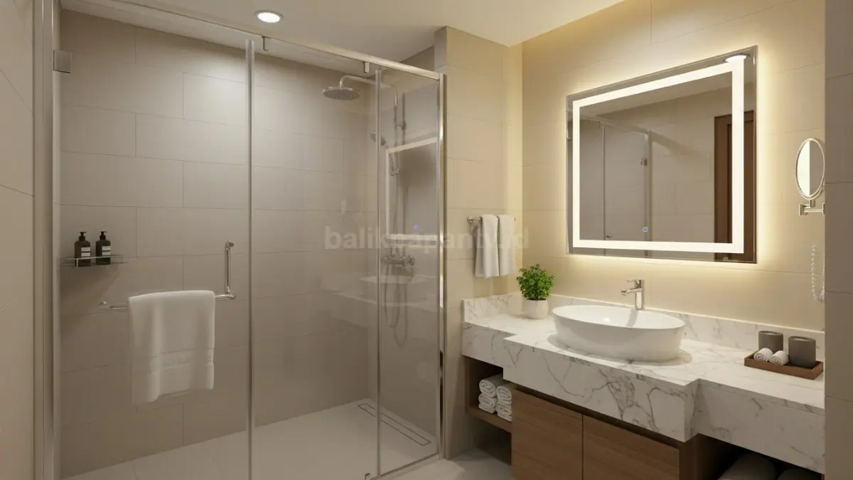  Shower kaca tempered (BTV/Ai)