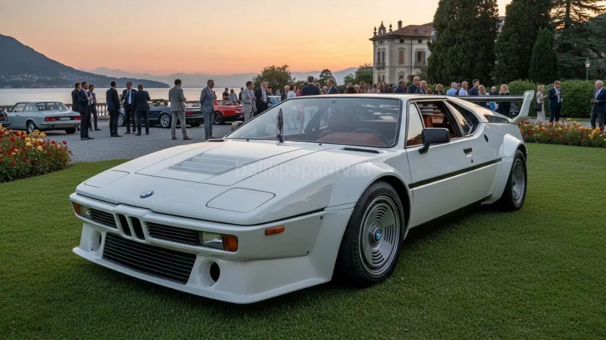 BMW M1 langka dengan interior cokelat tampil mencuri perhatian di ajang Concorso d