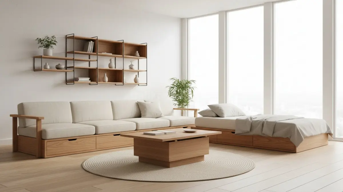  Furnitur rendah dan multifungsi . (BTV/Ai)