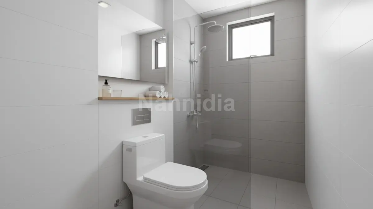 Kloset compact elongated nyaman dipakai harian, dudukan memanjang ergonomis dengan desain ramping hemat ruang apartemen.