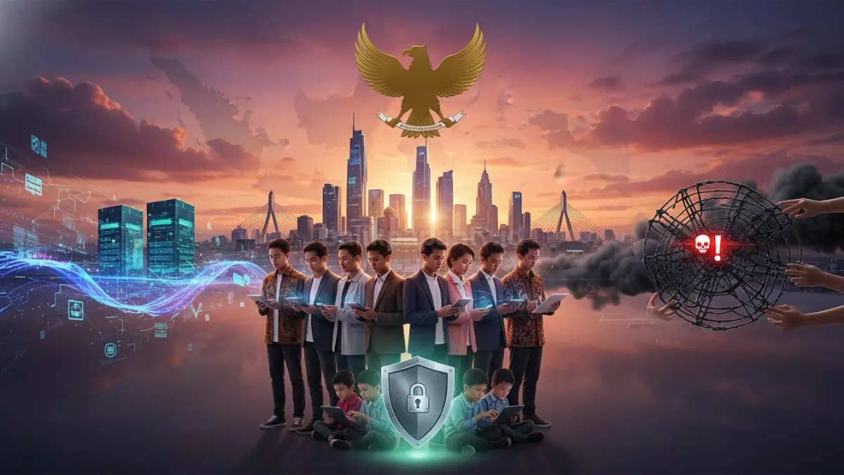 Peringatan Harkitnas ke-118 di Balikpapan menyoroti digitalisasi, bahaya hoaks, serta perlindungan generasi muda di siber. (BTV/AI)
