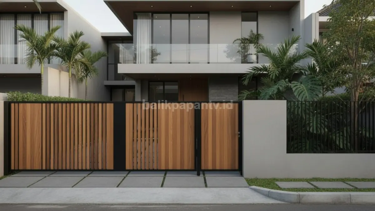 Sesuaikan tinggi pagar dengan kebutuhan rumah. (BTV/Ai)