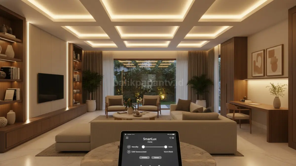 Smart lighting dengan pengaturan aplikasi (BTV/Ai)
