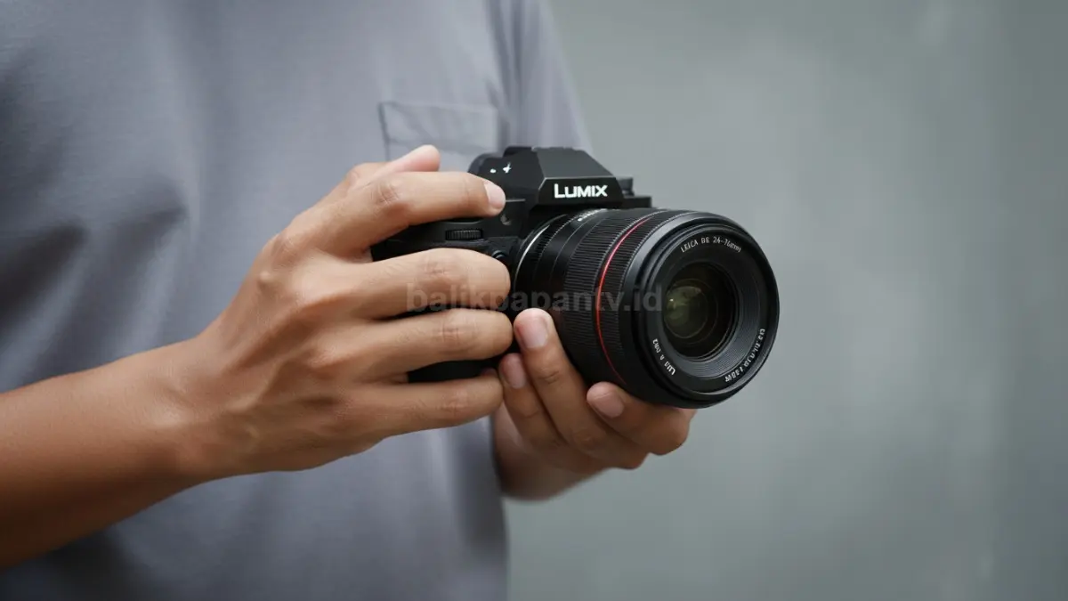 Tampilan lensa Leica 24-75mm pada Lumix L10 untuk kebutuhan foto harian dan portrait fleksibel. (BTV/Ai)