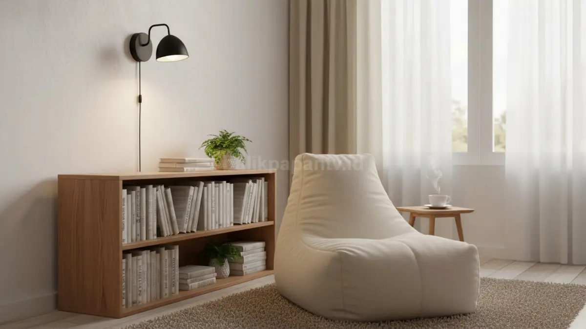 Wall lamp minimalis warna matte (BTV/Ai)