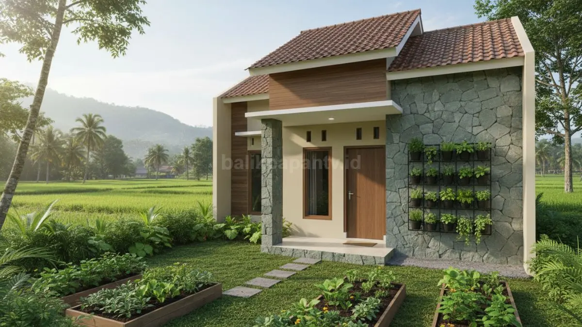 Rak vertikal herbal hemat lahan mempercantik rumah kecil, praktis, awet, cocok ditempatkan area teras samping rumah.