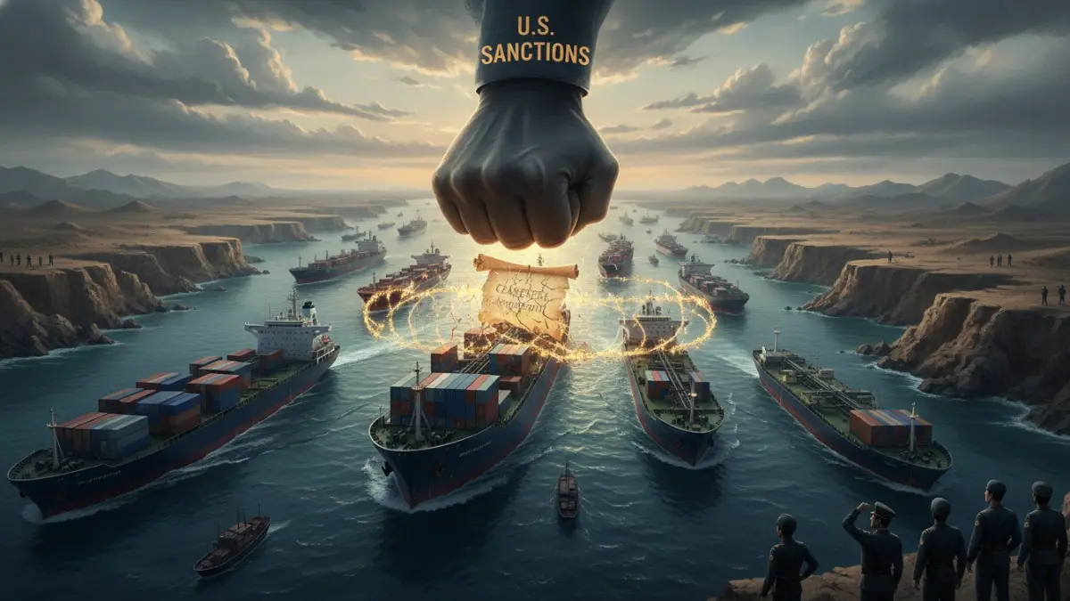 Aktivitas kapal di Selat Hormuz kembali jadi sorotan setelah Amerika Serikat menjatuhkan sanksi baru terhadap Iran.