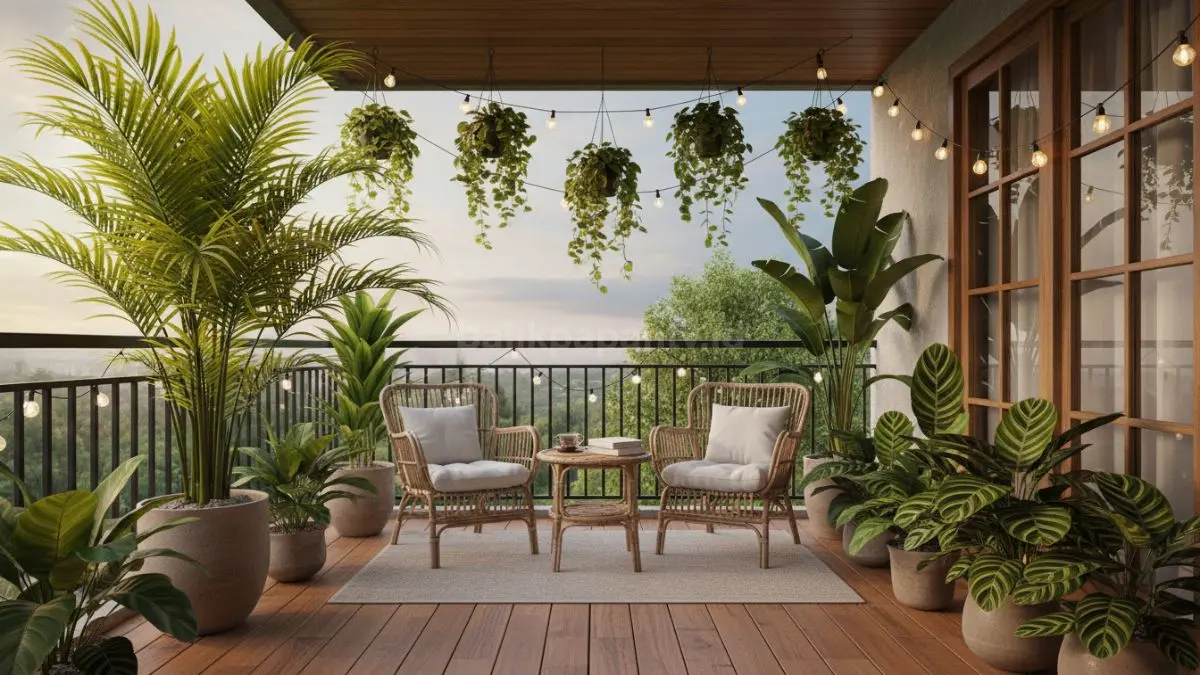Balkon Tropis dengan Tanaman Tinggi (BTV/Ai)