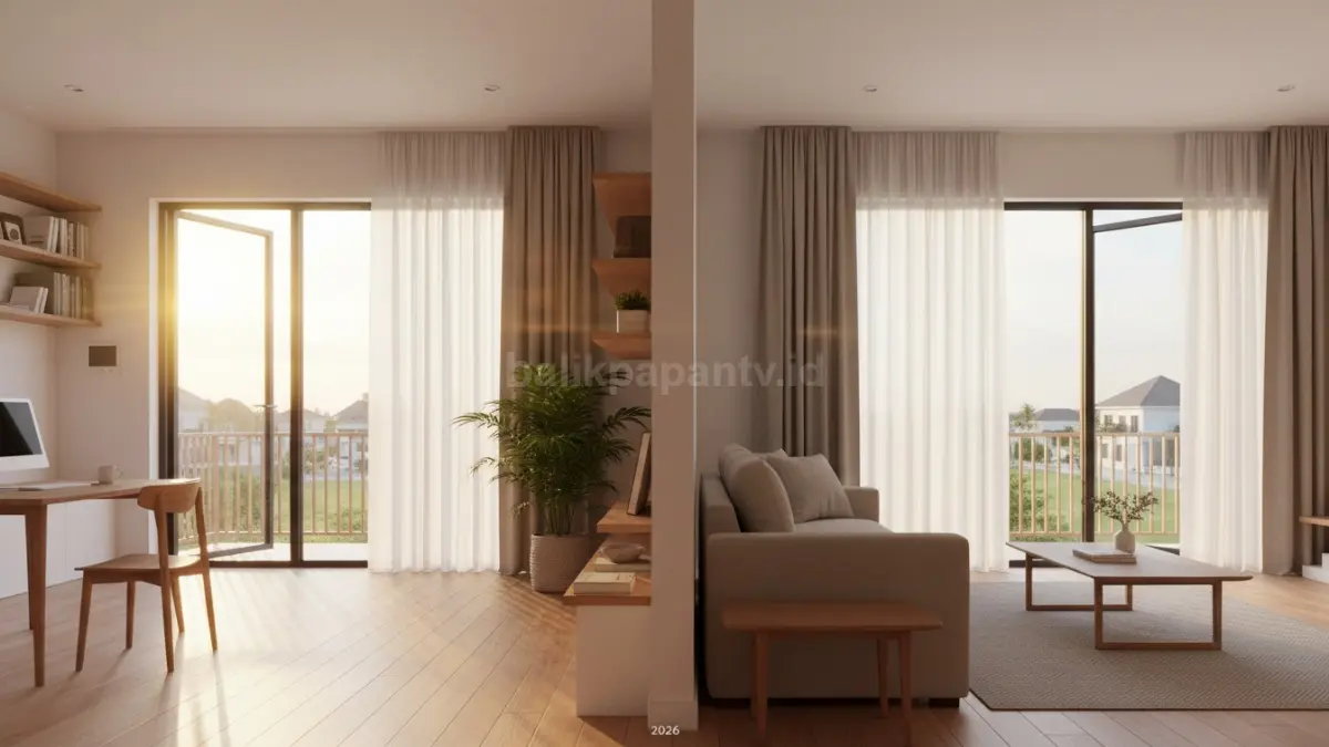Cahaya matahari pagi membantu rumah lebih terang, hangat, dan terasa lebih sehat secara alami.. (BTV/Ai)
