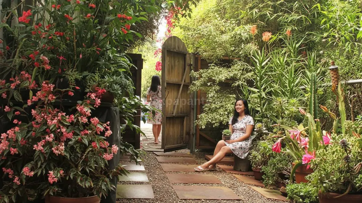 Cara alami membersihkan gulma sela paving menjaga permukaan tetap aman sekaligus ramah bagi lingkungan rumah modern. (BTV/AI)