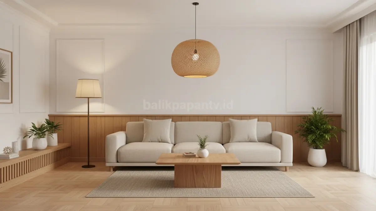 Furnitur rendah membuat ruang terasa lega (BTV/Ai)
