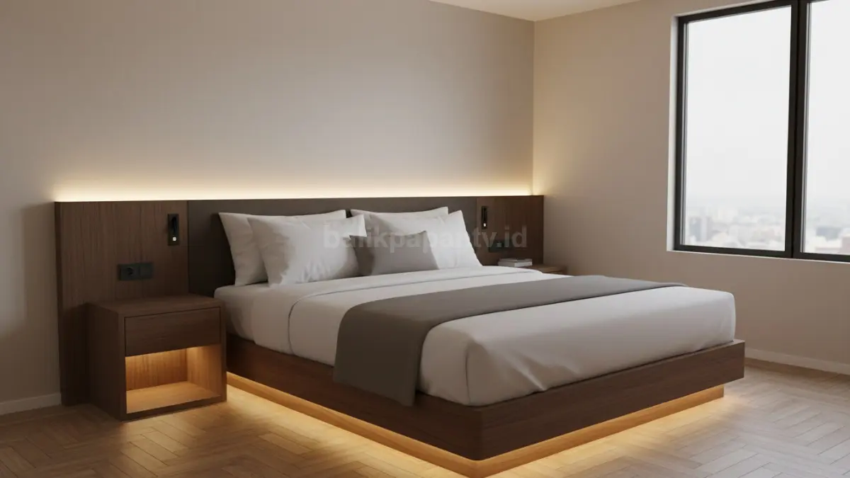 Hidden lamp dengan cahaya warm white (BTV/Ai)