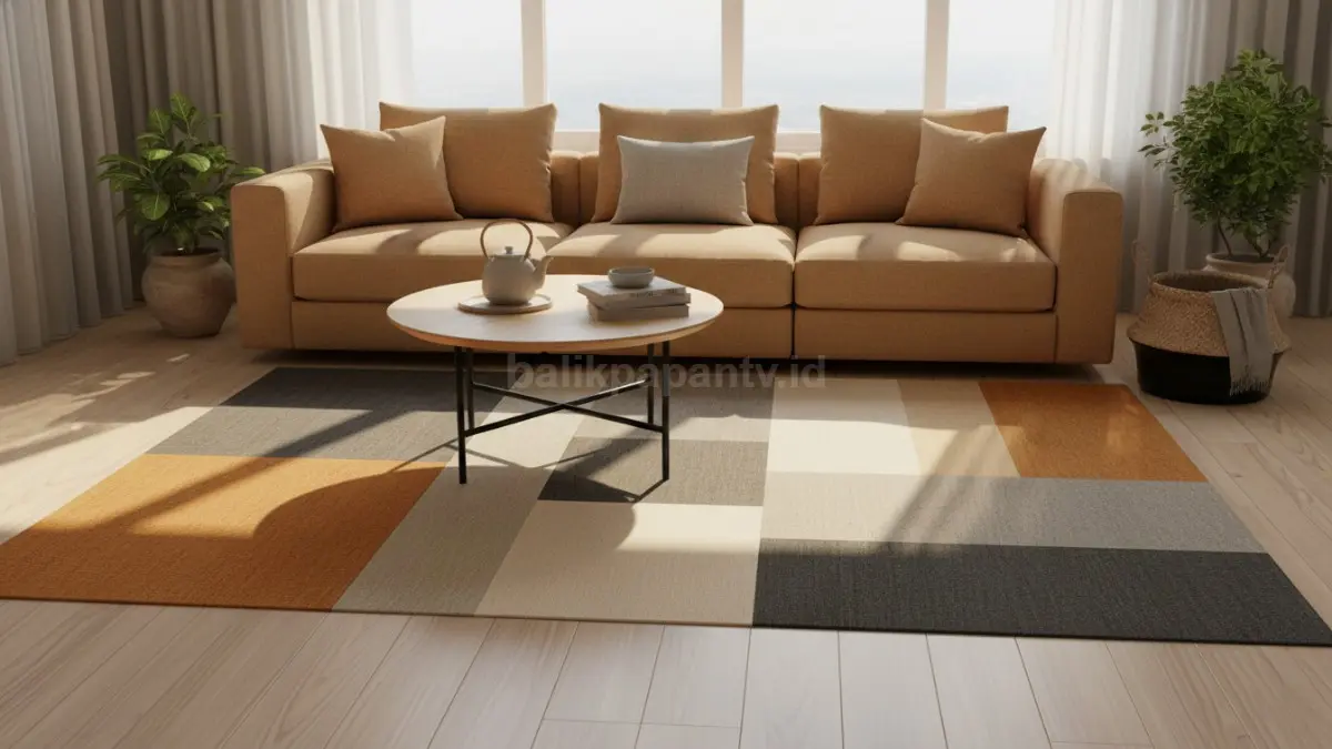 Karpet Flatweave Gaya Japandi (BTV/Ai)
