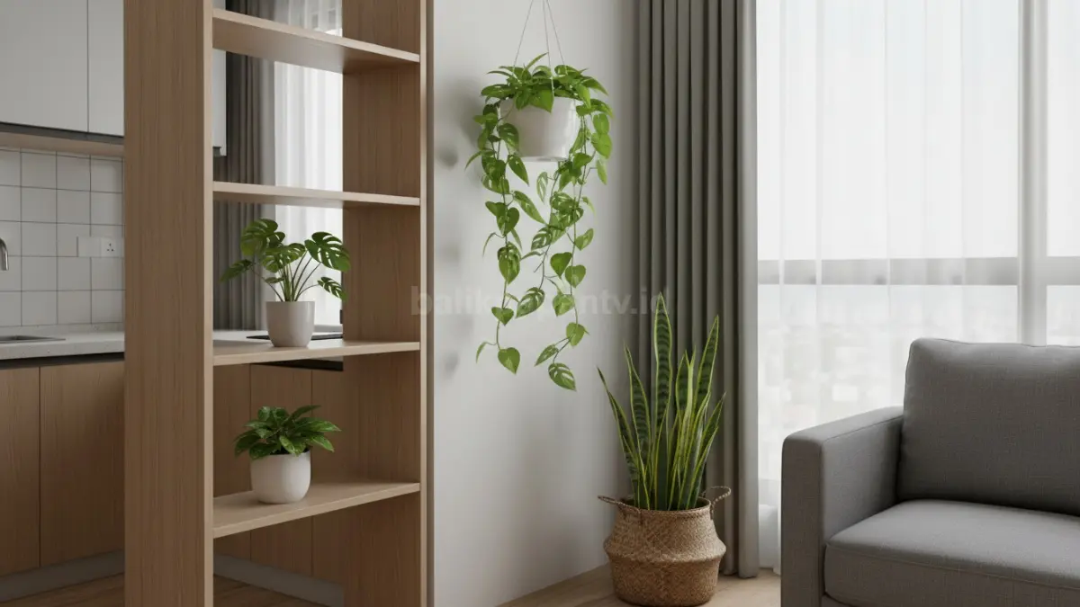 Pothos Gantung yang Hemat Tempat (BTV/Ai)