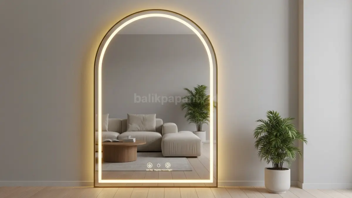 Smart Mirror dengan LED (BTV/Ai)