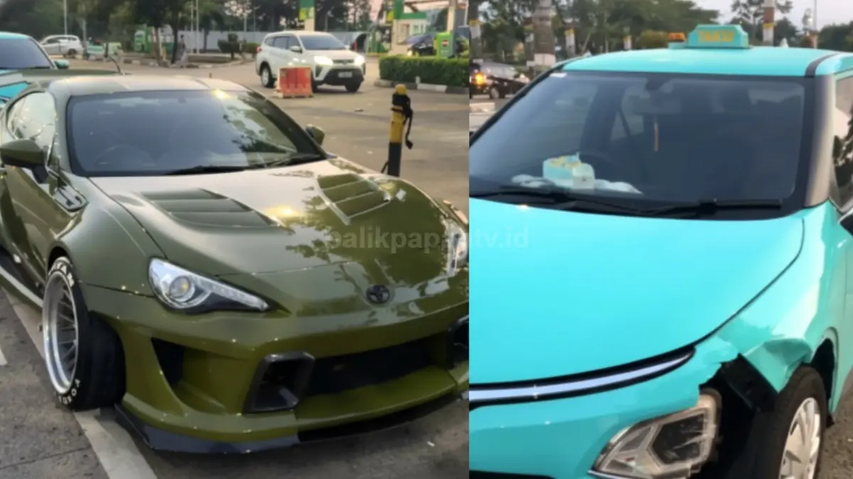 Sorotan publik terhadap dugaan tanggung jawab perusahaan taksi Green SM setelah kecelakaan viral di Instagram. (Instagram.com/@rifkinugrahaaa)