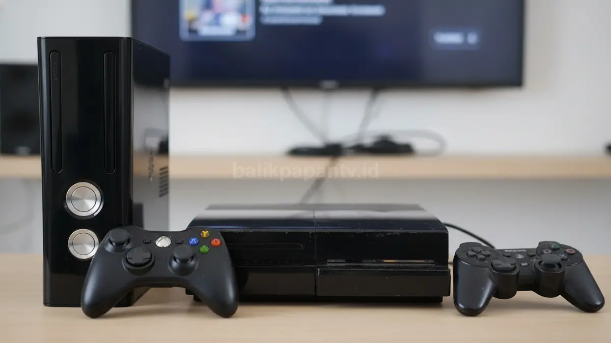 Perbandingan Xbox 360 Slim dan PS3 bekas yang ramai dicari gamer Indonesia di marketplace (BTV/Ai)