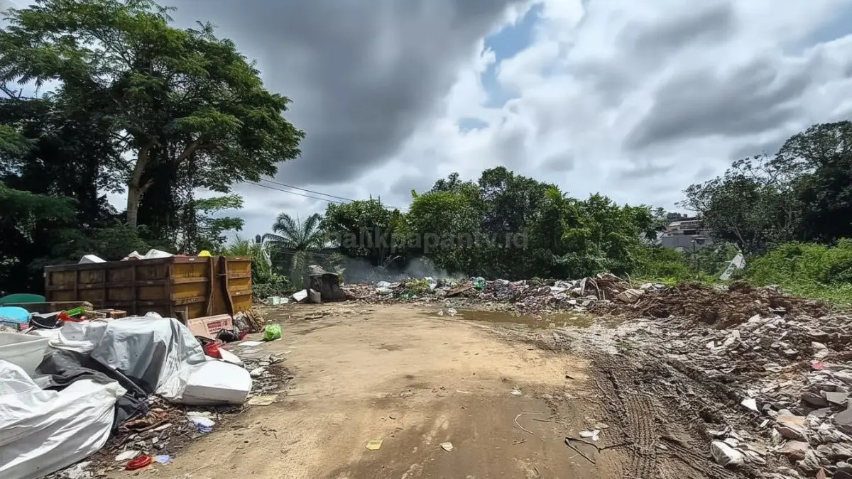 Aktivitas pengelolaan sampah di TPS Batu Ampar yang diusulkan mendapat tambahan kapasitas untuk melayani Balikpapan Utara.