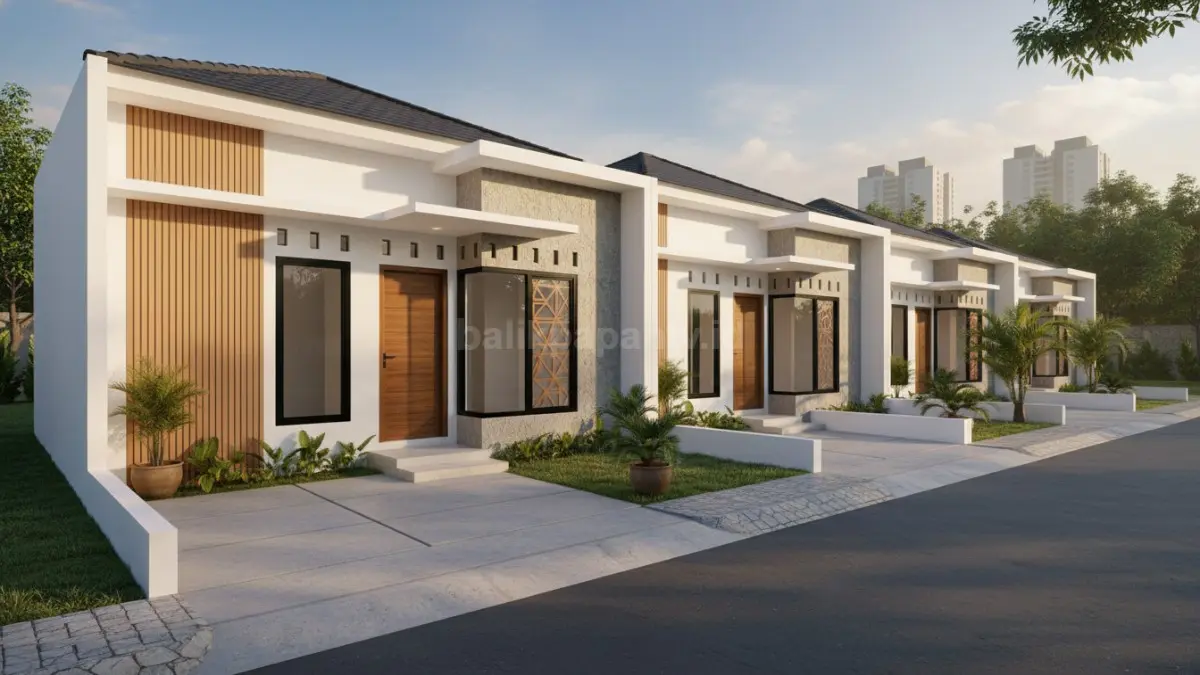 Area perumahan modern di Balikpapan yang mengutamakan fungsi ruang dan kebutuhan pasar terkini.