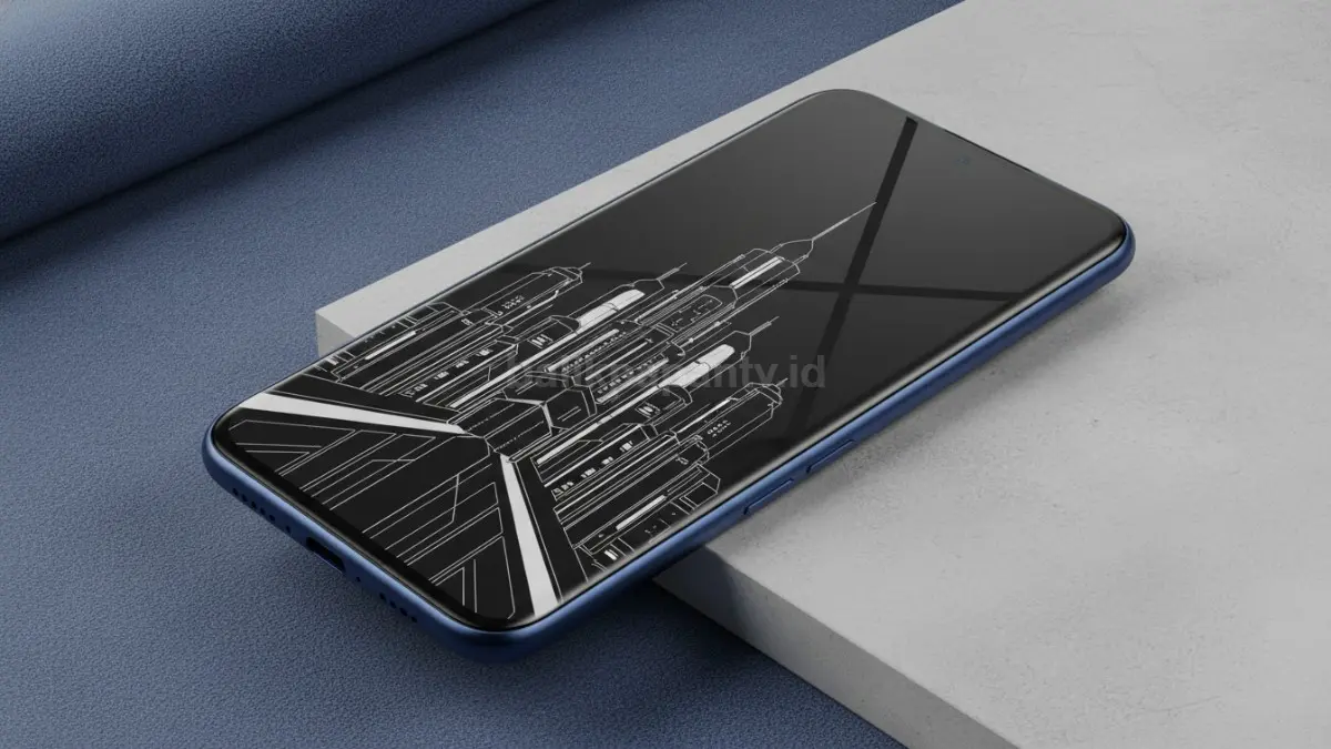 Itel Super 26 Ultra dengan desain tipis premium dan bonus casing E-Ink yang menjadi daya tarik utama. (BTV/Ai)