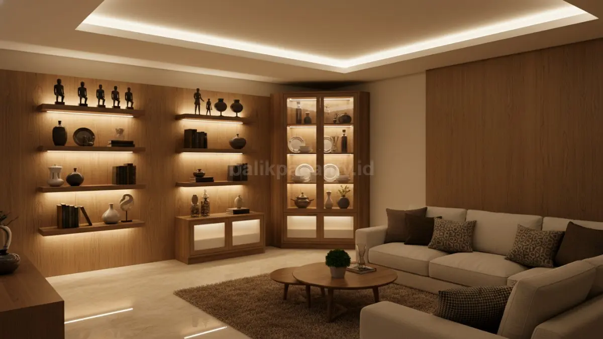 LED pada Rak Display dan Lemari (BTV/Ai)