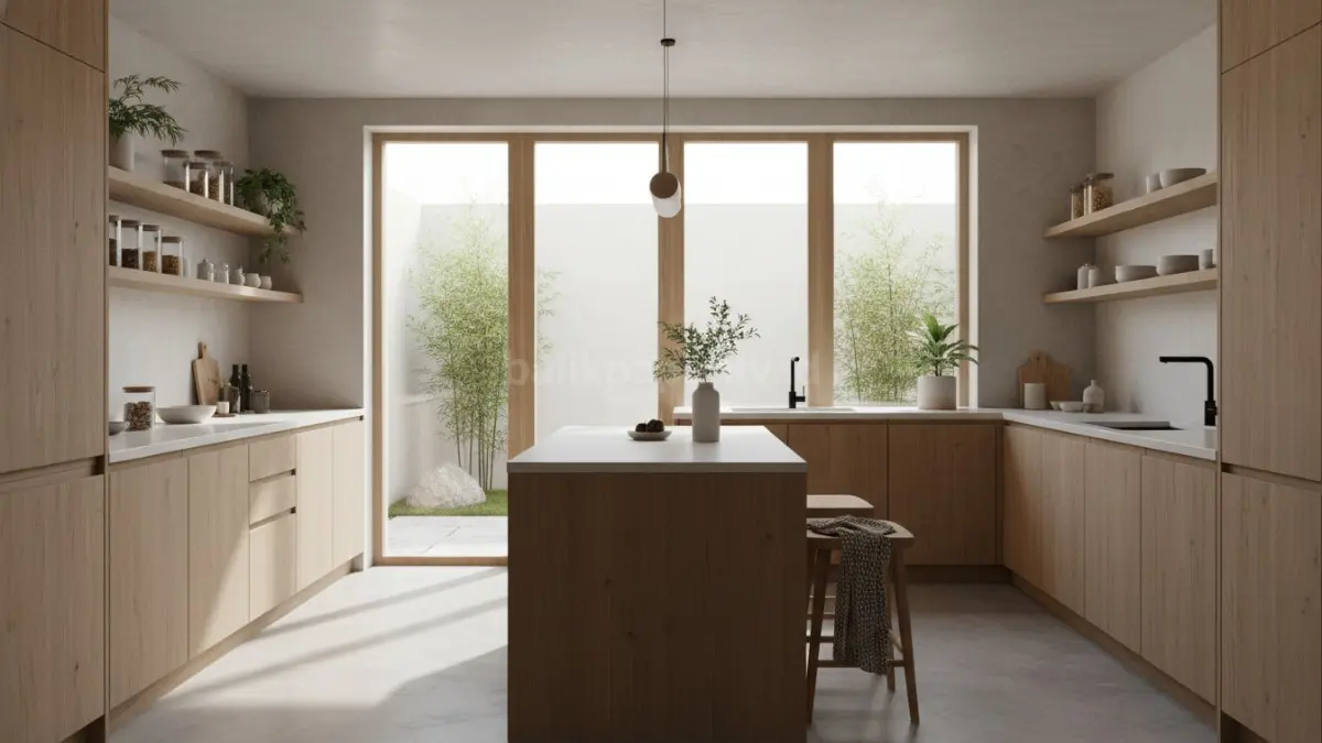 Pencahayaan natural maksimal membuat dapur terasa lebih segar, terang, dan nyaman digunakan setiap hari. (BTV/Ai)