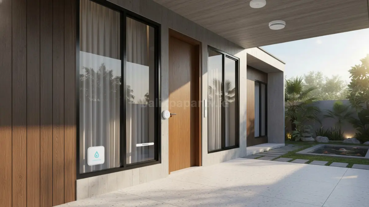 Sensor keamanan rumah membantu mendeteksi potensi bahaya lebih cepat untuk meningkatkan keselamatan penghuni. (BTV/Ai)