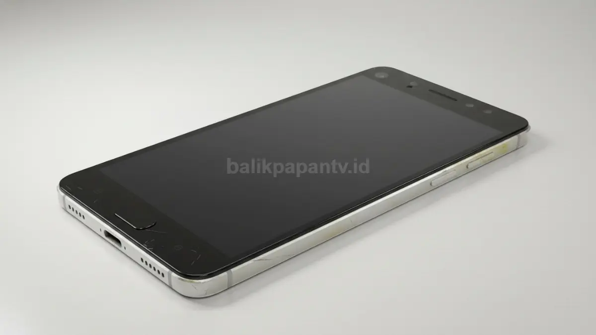 Tampilan bodi stainless steel Xiaomi Mi 4 yang masih terlihat solid meski sudah berusia lebih dari satu dekade. (BTV/Ai)