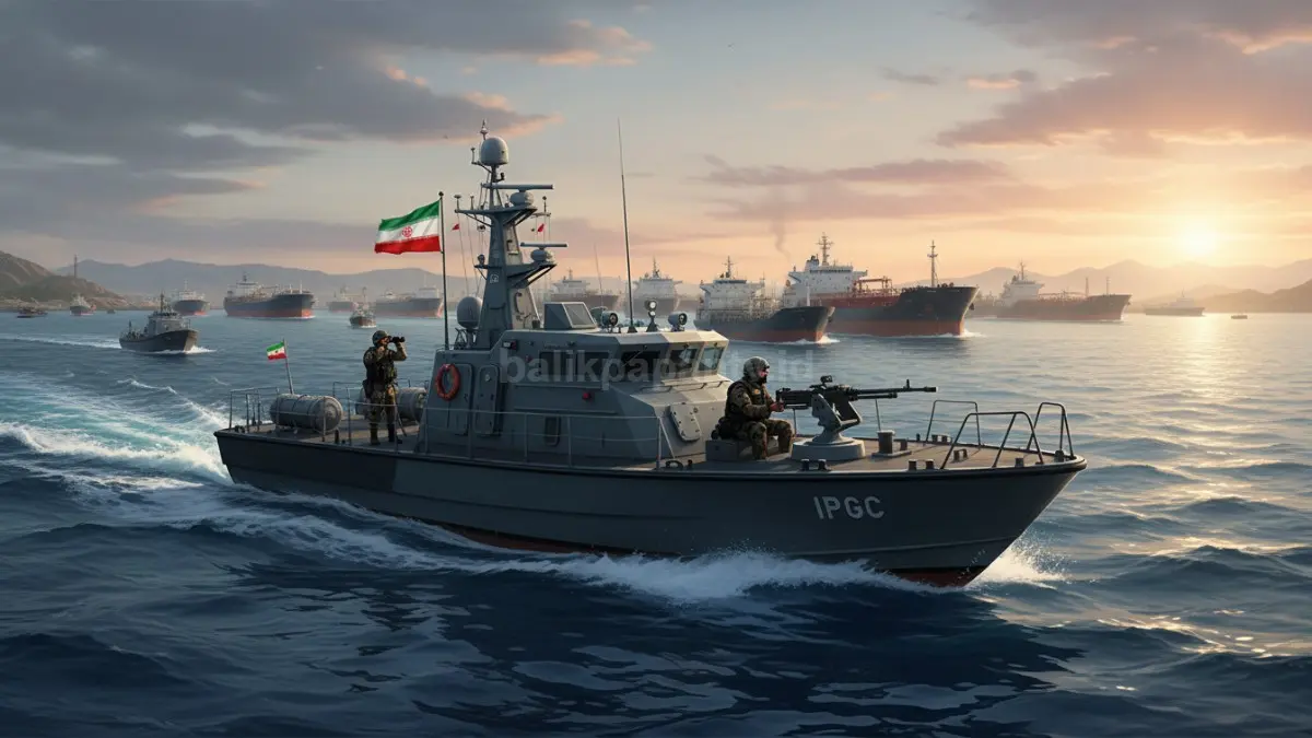 Kapal komersial melintas di Selat Hormuz setelah memperoleh izin dan koordinasi dari IRGC Iran.