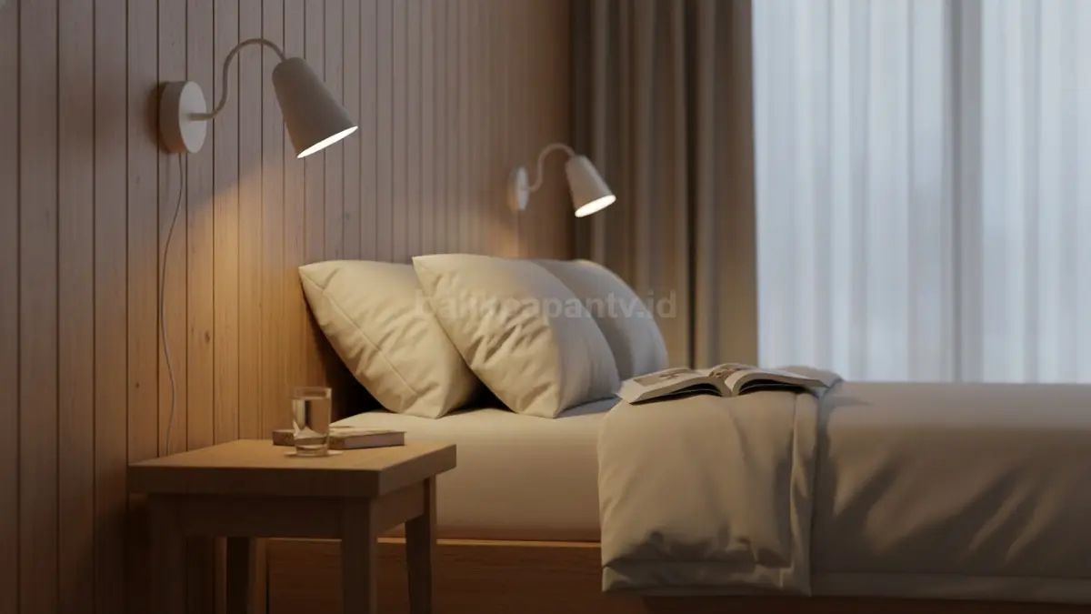 Lampu Dinding di Sisi Tempat Tidur (BTV/Ai)