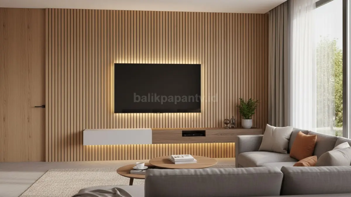 Panel Kayu Vertikal Minimalis (BTV/Ai)