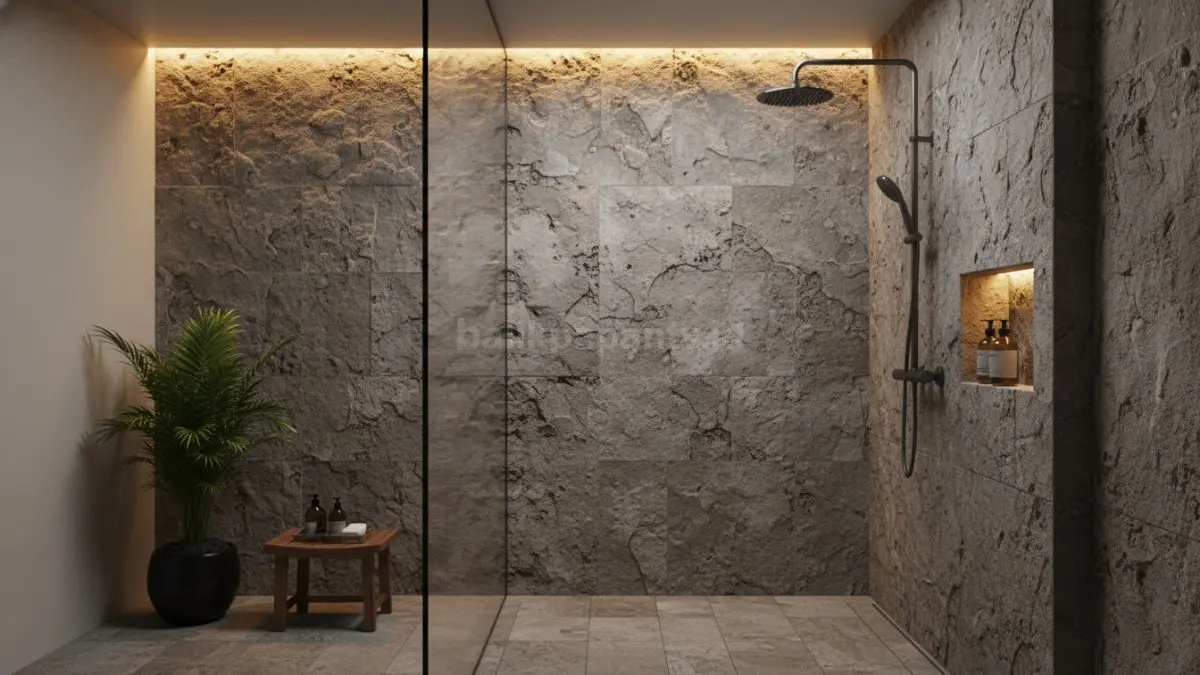 Shower Area Batu Alam Natural (BTV/Ai)