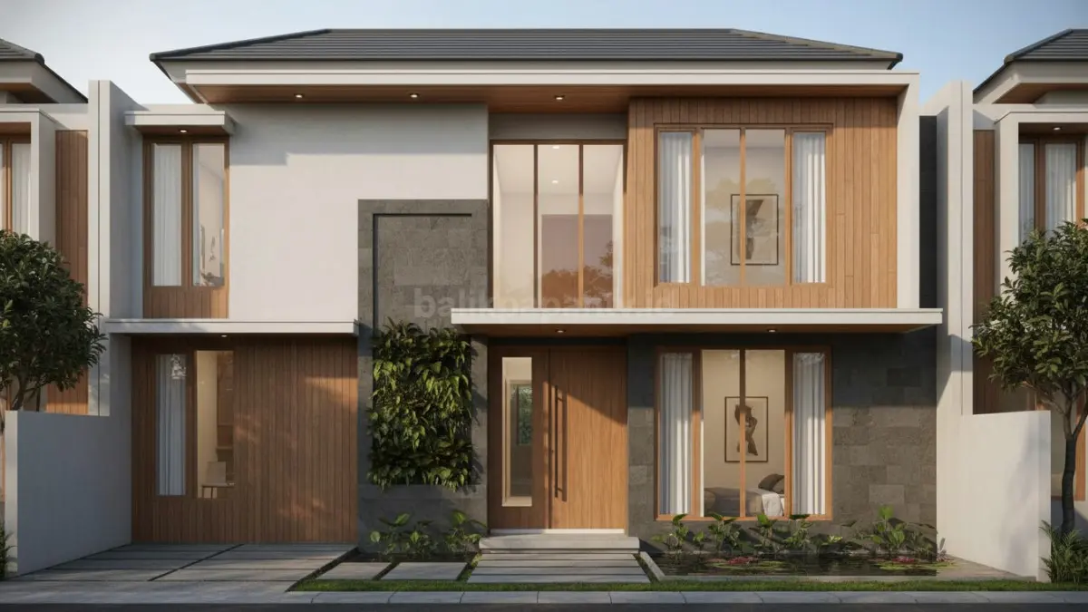 Interior rumah Luxury Minimalism dengan nuansa netral dan pencahayaan natural yang tenang (BTV/Ai)