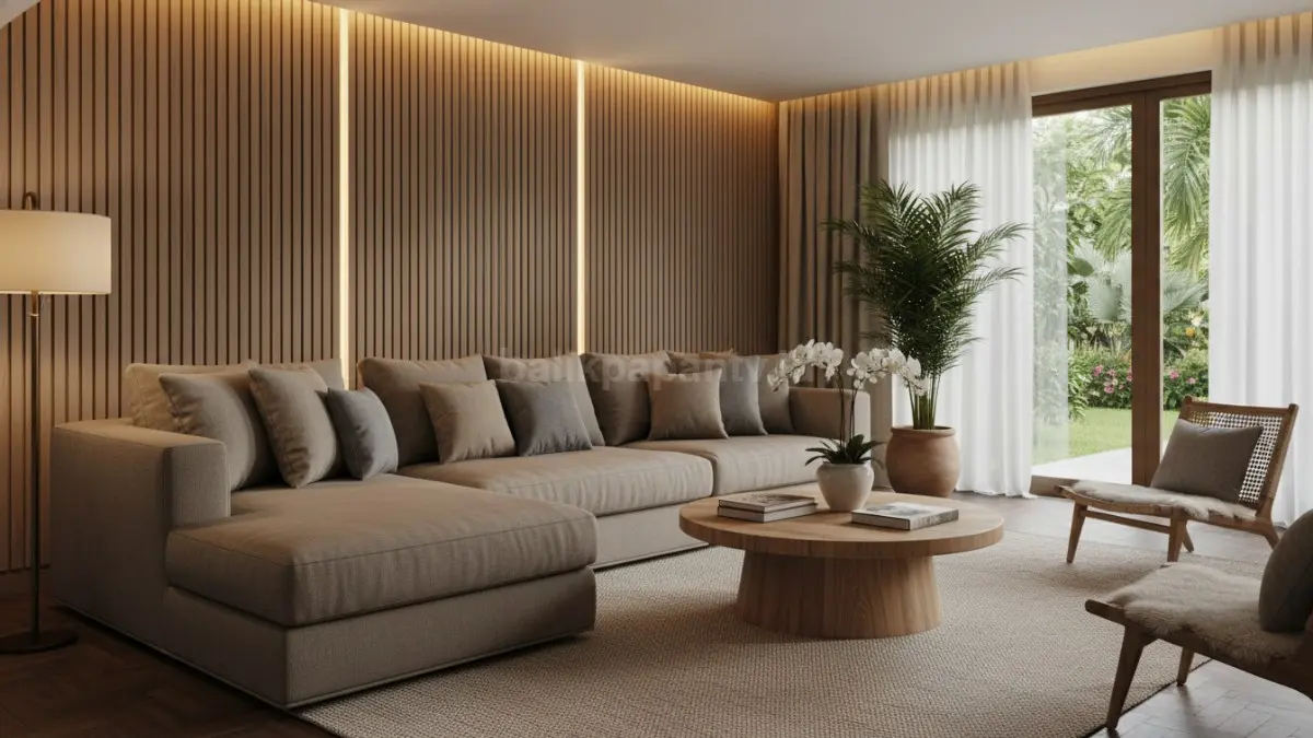 Sofa Besar dengan Dudukan Dalam (BTV/Ai)