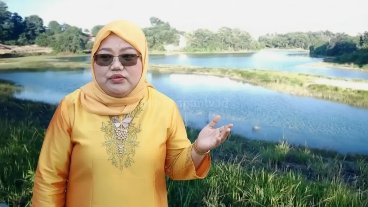 Waduk Manggar sebagai sumber air baku utama Balikpapan yang sedang dinormalisasi.