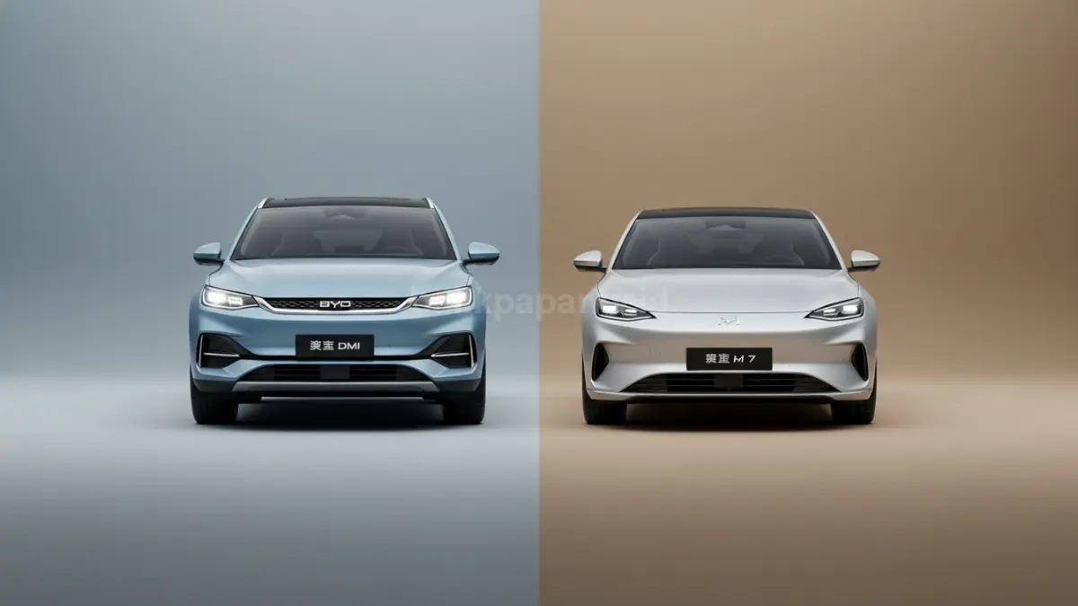BYD M6 DMI dan BYD Seal Lion 7 dipamerkan sebagai dua pilihan elektrifikasi dengan fokus efisiensi dan performa. (BTV/Ai)