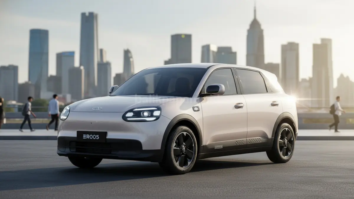 Chery Que tampil sebagai mobil listrik terjangkau dengan fitur modern untuk penggunaan perkotaan. (BTV/Ai)