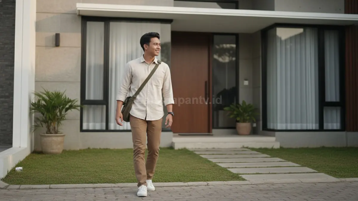 Inspirasi clean casual look dengan warna earth tone untuk aktivitas kampus dan nongkrong santai.

