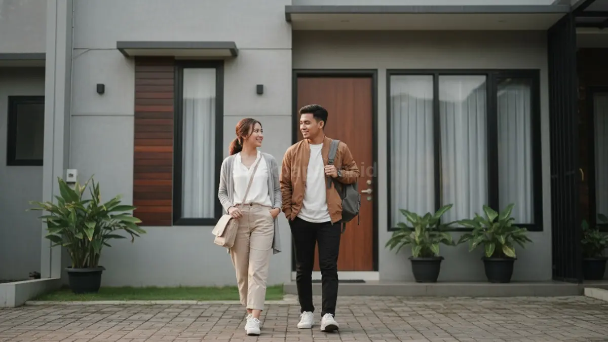 Inspirasi mix and match outfit kampus menggunakan warna netral yang mudah dipadukan.
