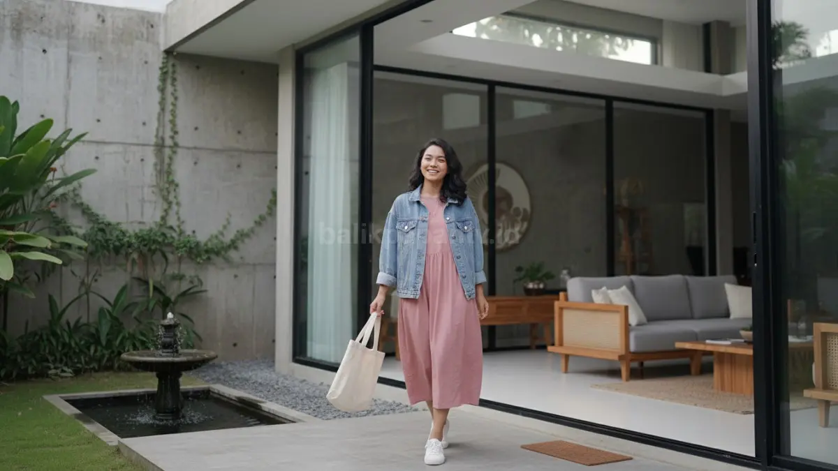 Inspirasi padu padan dress kasual yang mudah digunakan dalam berbagai suasana.
