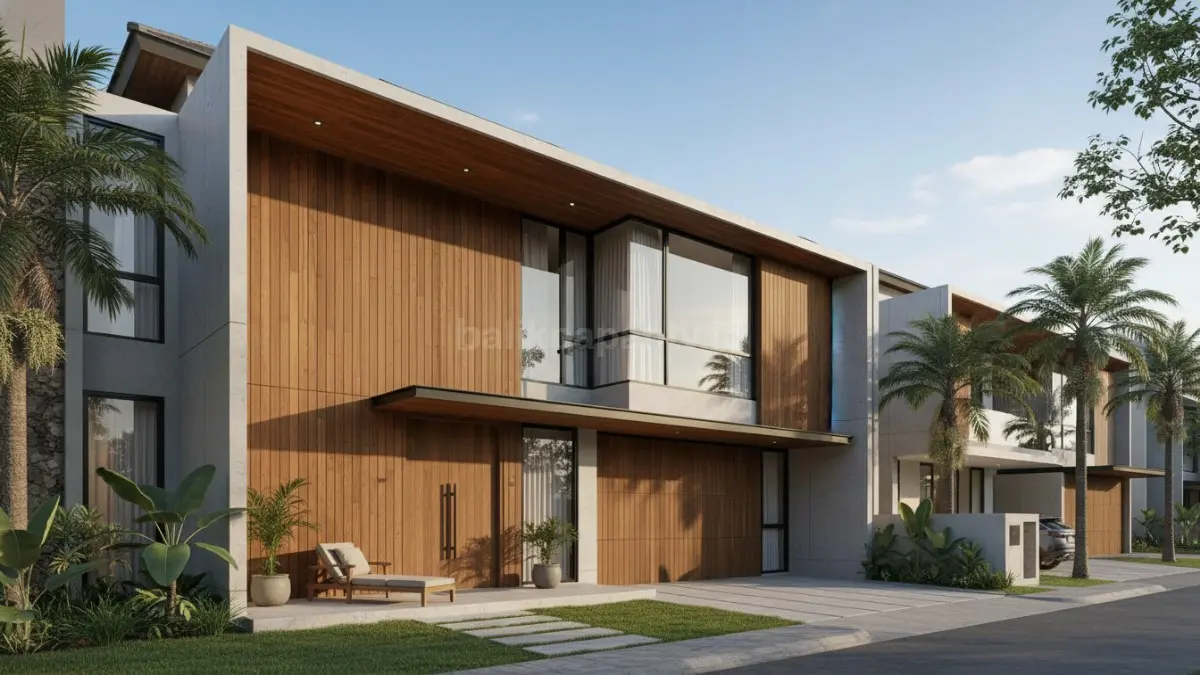 Kayu solid menghadirkan kehangatan alami yang membuat rumah terasa lebih nyaman dan elegan. (BTV/Ai)