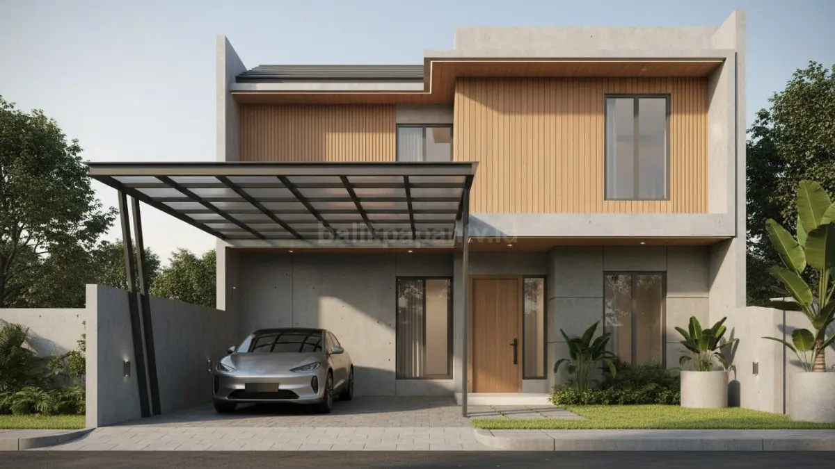 Keselarasan warna menciptakan tampilan rumah yang rapi, harmonis, dan modern secara visual. (BTV/Ai)