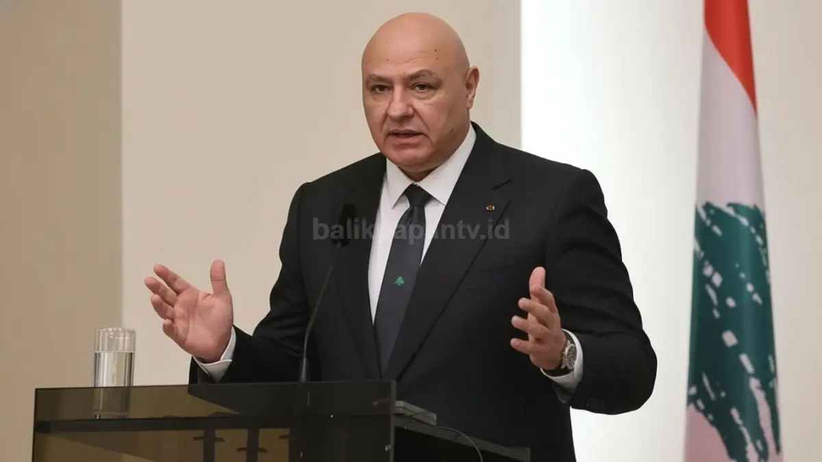Presiden Lebanon Joseph Aoun menyampaikan peringatan terkait kesepakatan gencatan senjata yang disebut sebagai kesempatan terakhir.