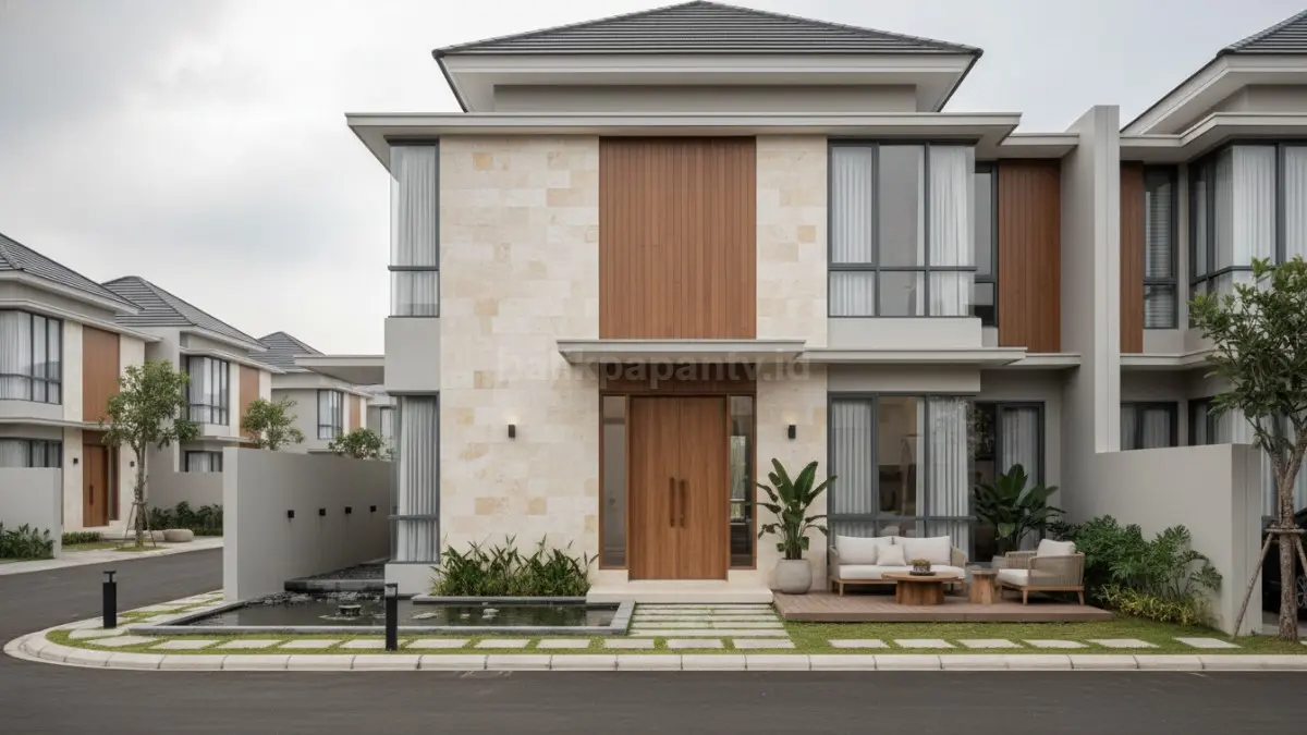 Warna netral menciptakan kesan elegan, harmonis, dan membuat material tampil lebih menonjol. (BTV/Ai)